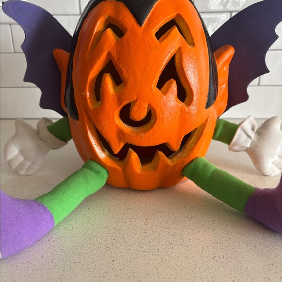 Halloween Dracula Pumpkin Jack O'Lantern Foam 1998 Paper Magic Group - Picture 5 of 6